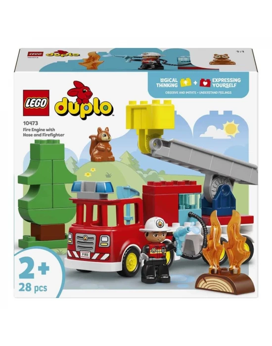 LEGO DUPLO Hortumlu İtfaiye Aracı ve İtfaiyeci 10473