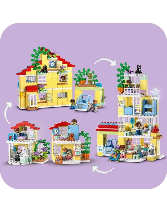 LEGO DUPLO Kasabası 3’ü 1 Arada Aile Evi 10994