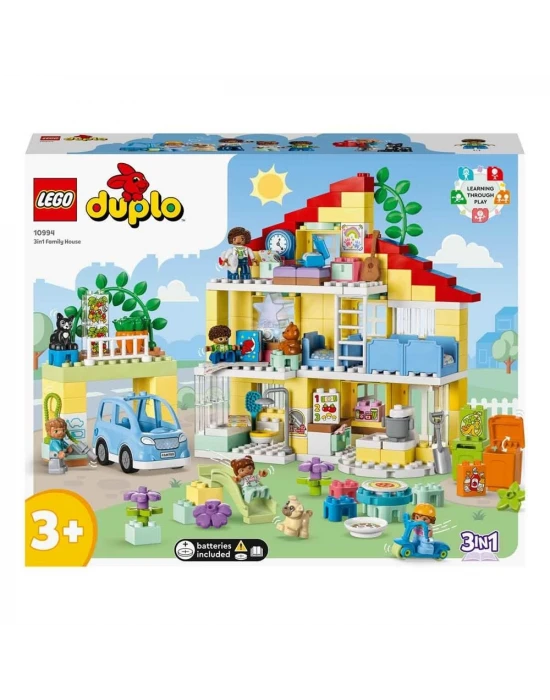 LEGO DUPLO Kasabası 3’ü 1 Arada Aile Evi 10994