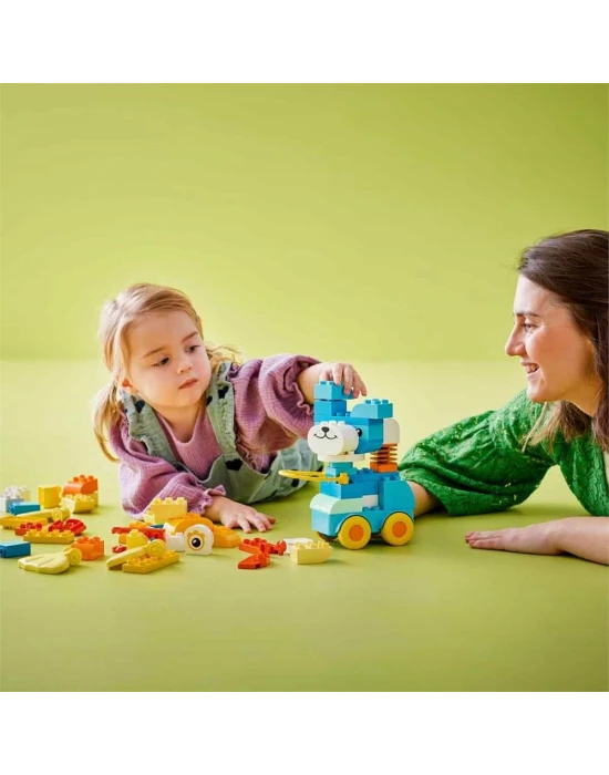 LEGO DUPLO Kasabası 3’ü 1 Arada Tekerlekli Hayvanlar 10448