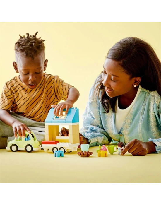 LEGO DUPLO Kasabası Tekerlekli Aile Evi 10986
