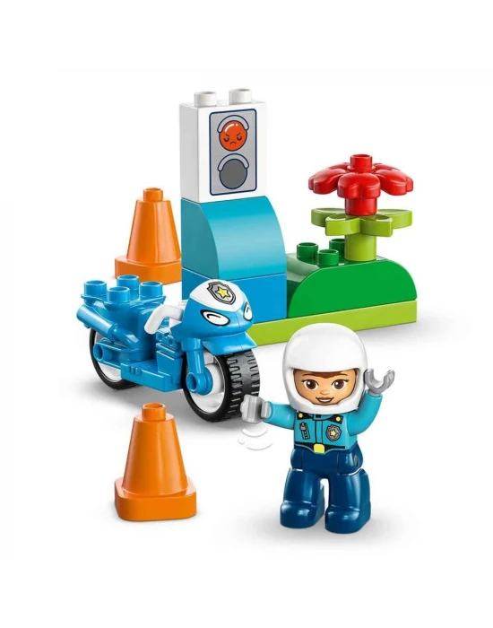 LEGO DUPLO Mavi Polis Motosikleti 10471