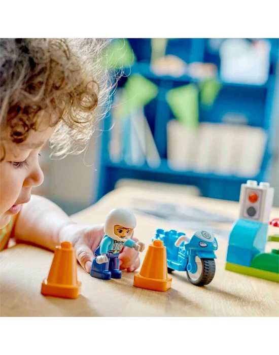 LEGO DUPLO Mavi Polis Motosikleti 10471