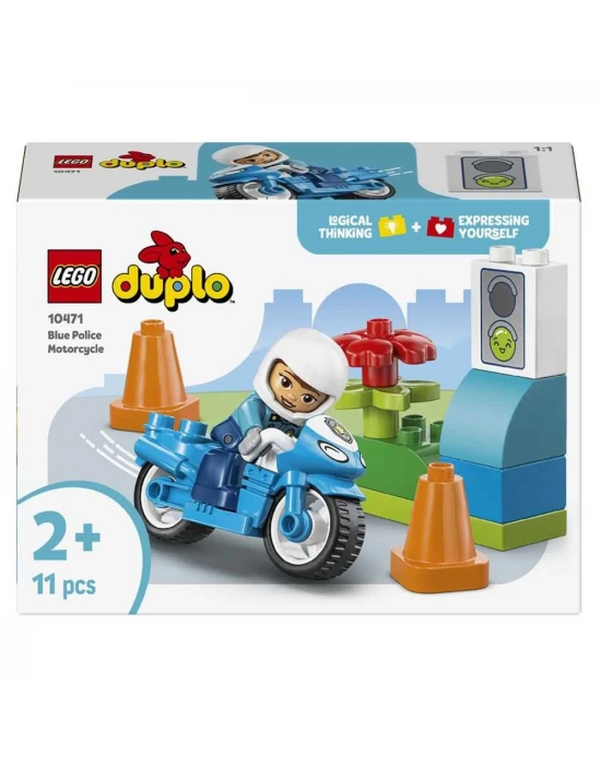 LEGO DUPLO Mavi Polis Motosikleti 10471