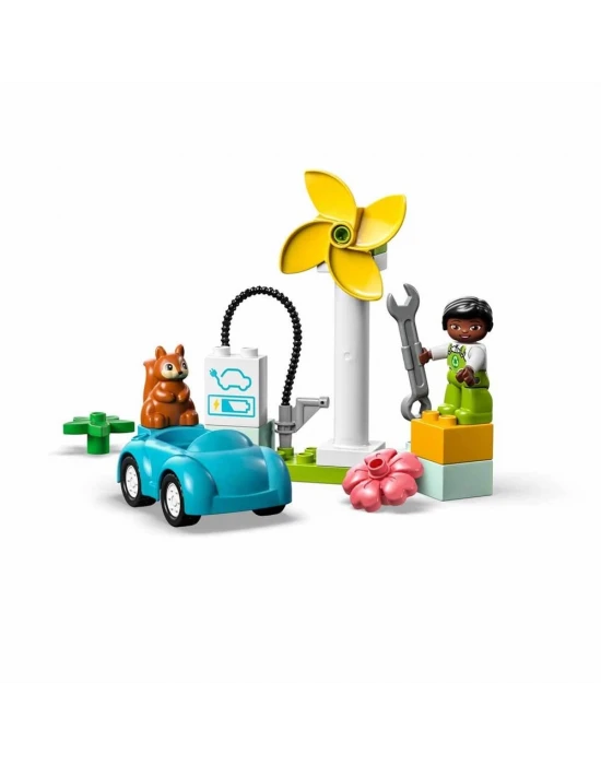 LEGO Duplo Rüzgar Türbini ve Elektrikli Araba 10985