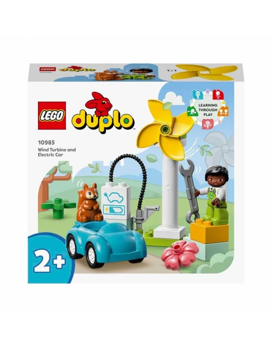 LEGO Duplo Rüzgar Türbini ve Elektrikli Araba 10985