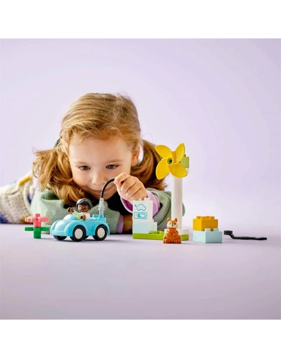 LEGO Duplo Rüzgar Türbini ve Elektrikli Araba 10985