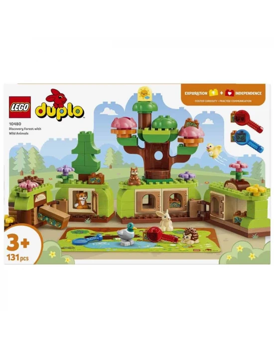 LEGO DUPLO Vahşi Hayvanlarla Keşif Ormanı 10480