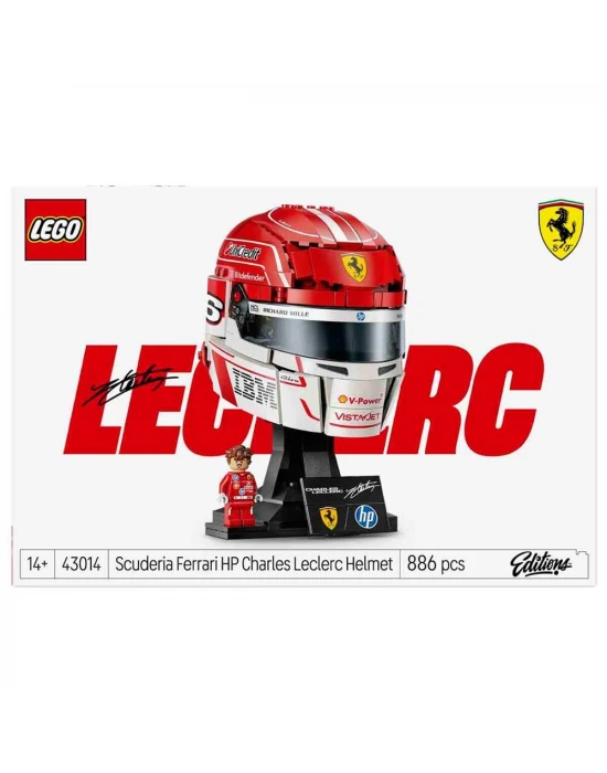 LEGO Editions Scuderia Ferrari HP Charles Leclerc Kaskı 43014