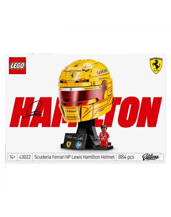 LEGO Editions Scuderia Ferrari HP Lewis Hamilton Kaskı 43022