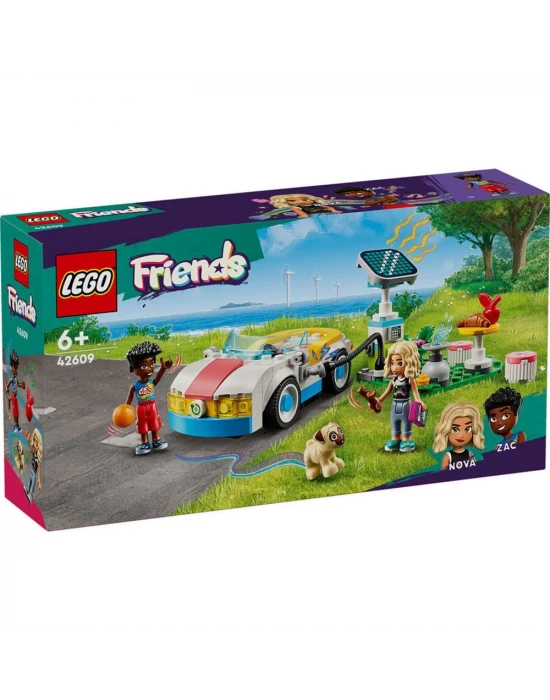 LEGO Friends Elektrikli Araba ve Şarj İstasyonu 42609