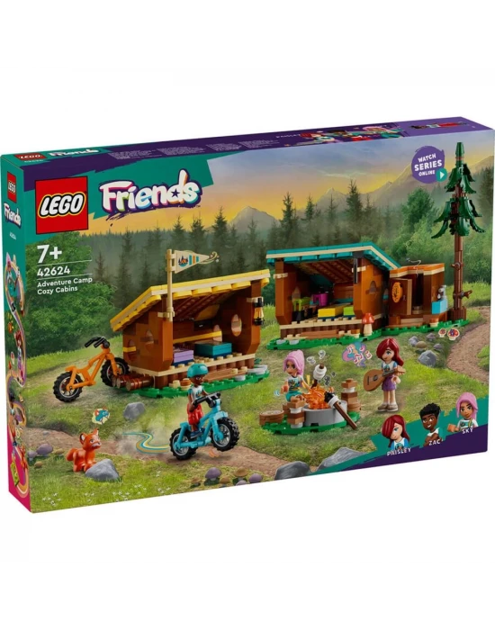 LEGO Friends Macera Kampı Şirin Kulübeler 42624
