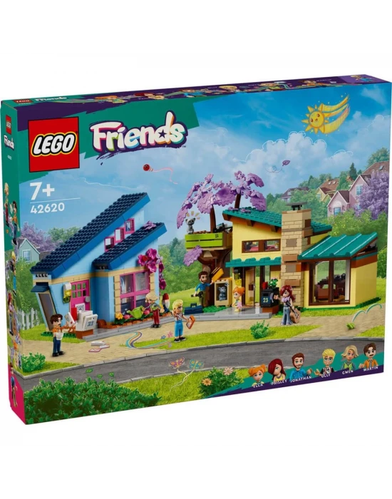 LEGO Friends Olly ve Paisleynin Aile Evleri 42620