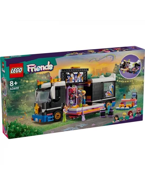 LEGO Friends Pop Star Müzik Turne Otobüsü 42619