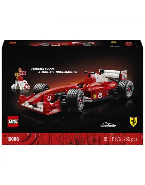 LEGO Icons Ferrari F2004 ve Michael Schumacher 11375