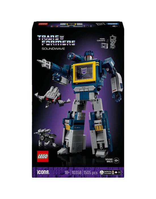 LEGO Icons Transformers: Soundwave 10358