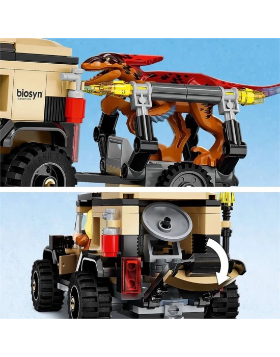 LEGO Jurassic World Pyroraptor ve Dilophosaurus Nakliyesi 76951