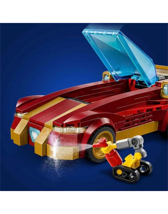LEGO Marvel Iron Man Arabası ile Black Panther, Red Hulk’a Karşı