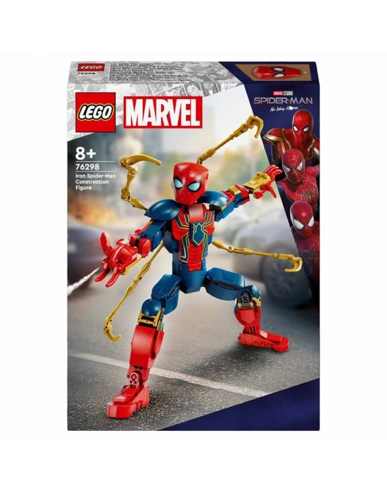 LEGO Marvel Iron Örümcek Adam Yapım Figürü 76298