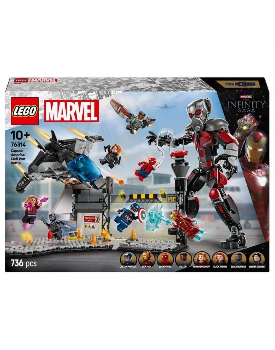 LEGO Marvel Kaptan Amerika: Kahramanların Savaşı 76314