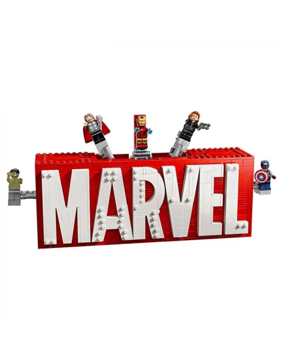 LEGO Marvel MARVEL Logosu ve Minifigürleri 76313