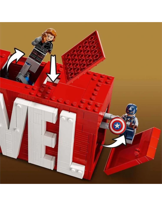 LEGO Marvel MARVEL Logosu ve Minifigürleri 76313