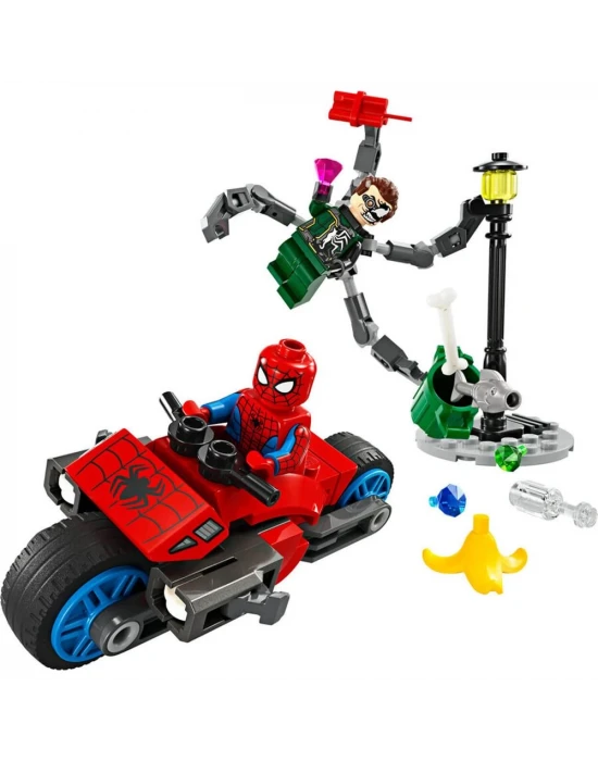 LEGO Marvel Motosiklet Takibi: Örümcek Adam Doktor Oktopus’a Karş