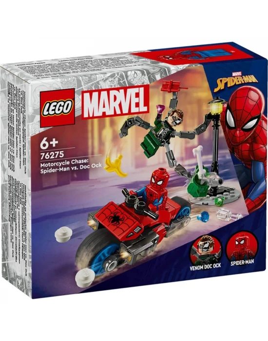 LEGO Marvel Motosiklet Takibi: Örümcek Adam Doktor Oktopus’a Karş