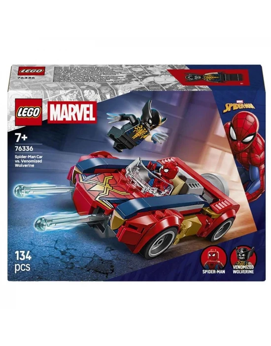 LEGO Marvel Örümcek Adam Arabası, Venomlaşmış Wolverine’e Karşı 76336