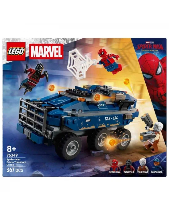 LEGO Marvel Örümcek Adam Hapishane Nakliye Aracı Takibi 76349