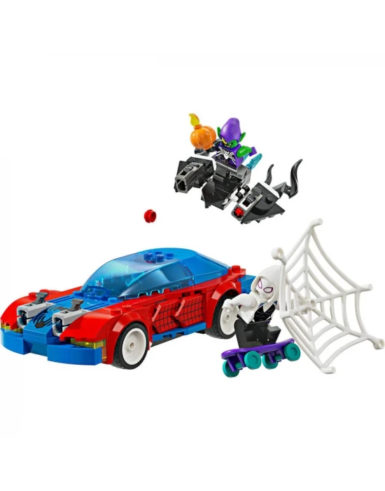 LEGO Marvel Örümcek Adam Yarış Arabası ve Venom Green Goblin 7627
