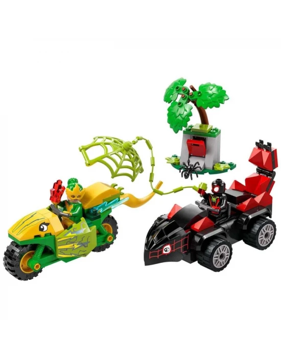 LEGO Marvel Spin ve Electro Dinozor Aracı Takibi 11198