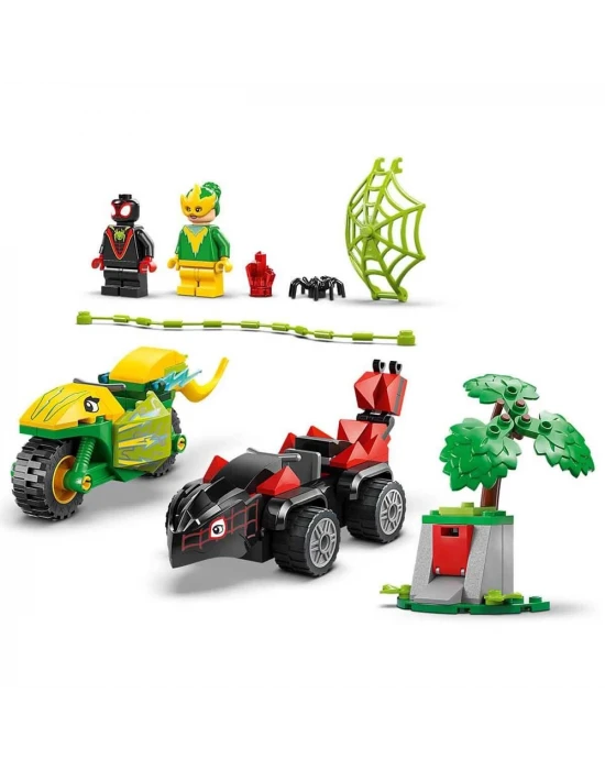 LEGO Marvel Spin ve Electro Dinozor Aracı Takibi 11198