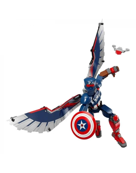 LEGO Marvel Yeni Kaptan Amerika Yapım Figürü 76296