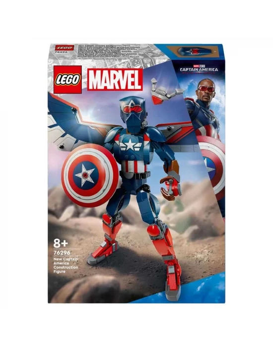 LEGO Marvel Yeni Kaptan Amerika Yapım Figürü 76296