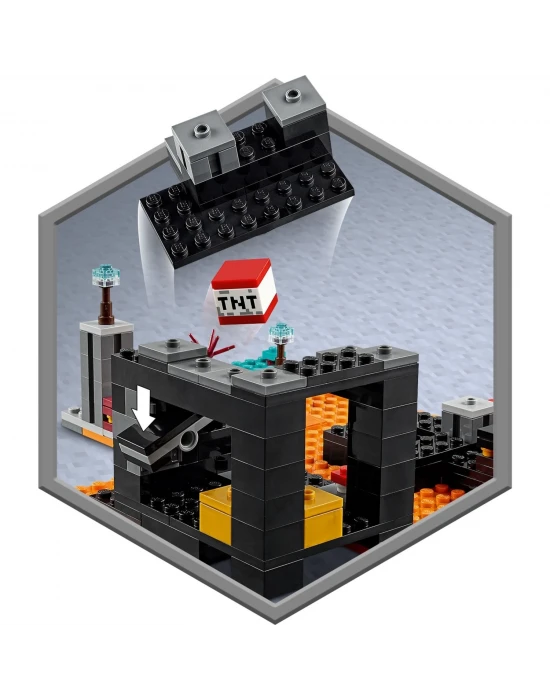 LEGO® Minecraft® Nether Burcu 21185(300 Parça)
