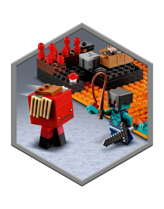 LEGO® Minecraft® Nether Burcu 21185(300 Parça)