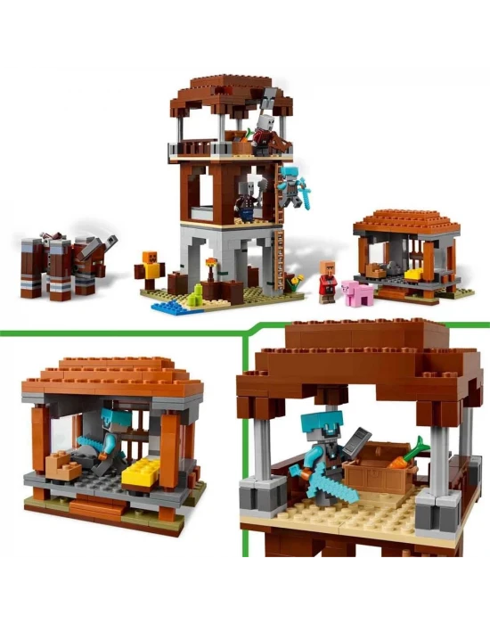 LEGO Minecraft Yağmacı Karakolu ve Çapulcu 21278