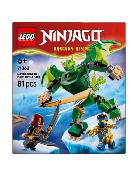 LEGO NINJAGO Lloyd’un Ejderha Robotu Savaş Paketi 71862