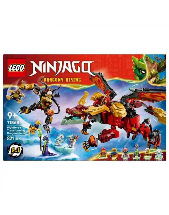 LEGO NINJAGO Wyldfyreın Dönüşen Ejderha Robotu 71868