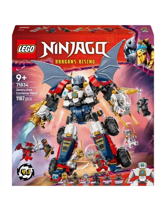 LEGO NINJAGO Zane’in Ultra Kombo Mech’i 71834