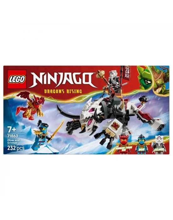 LEGO NINJAGO Zilvar ve Ejderha Canavar Grimtak 71863