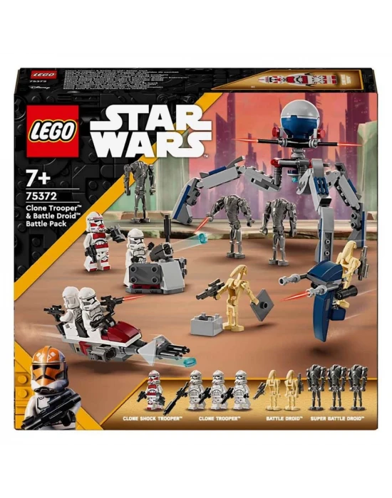 LEGO Star Wars Clone Trooper ve Savaş Droidi Savaş Paketi 75372