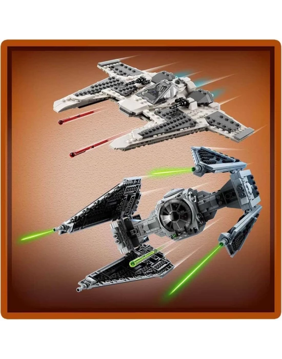 LEGO Star Wars Mandalorian Fang Fighter TIE Interceptora Karşı 7