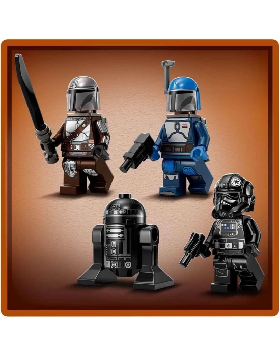 LEGO Star Wars Mandalorian Fang Fighter TIE Interceptora Karşı 7
