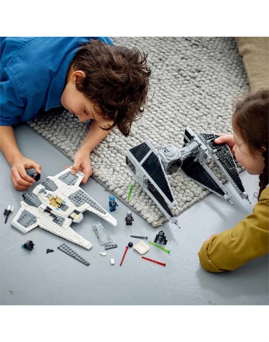 LEGO Star Wars Mandalorian Fang Fighter TIE Interceptora Karşı 7