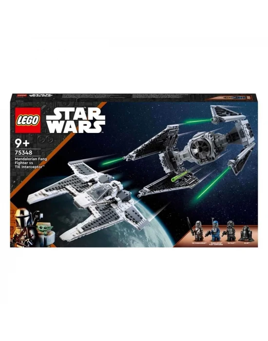 LEGO Star Wars Mandalorian Fang Fighter TIE Interceptora Karşı 7
