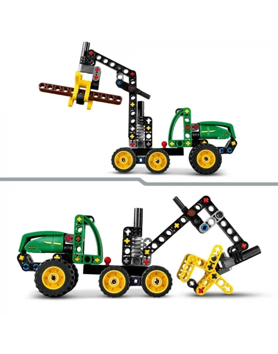LEGO Technic John Deere 1470H Tekerlekli Orman Makinesi 42218