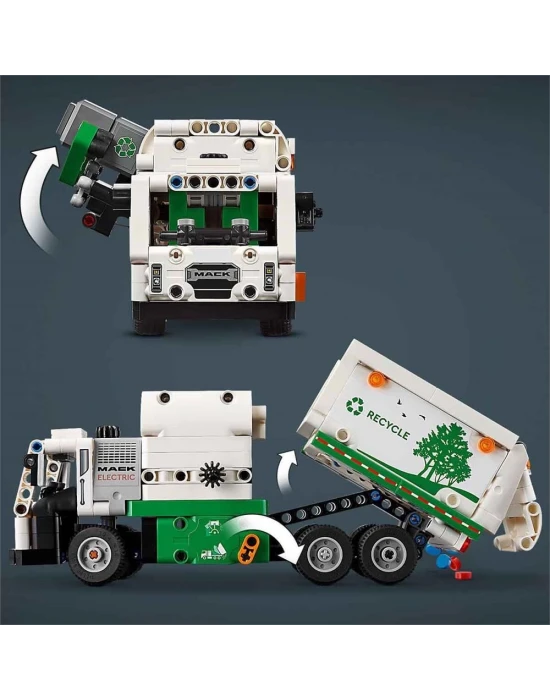 LEGO Technic Mack LR Elektrikli Çöp Kamyonu 42167