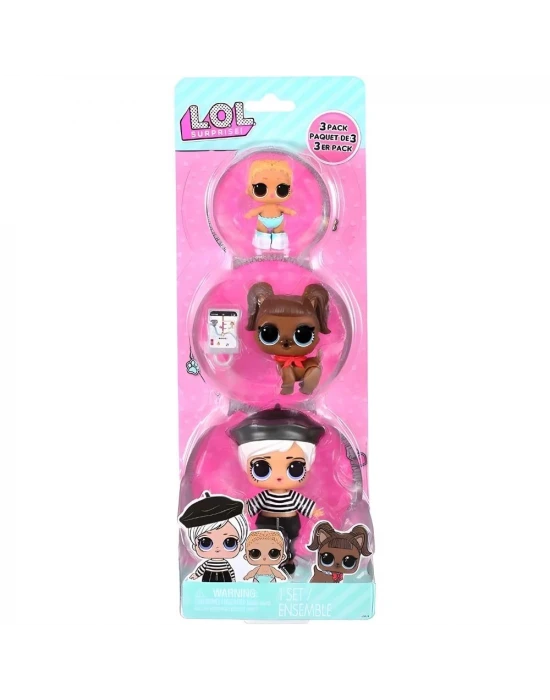 L.O.L. Surprise OPP Tots Bebekler 3lü Set 987888